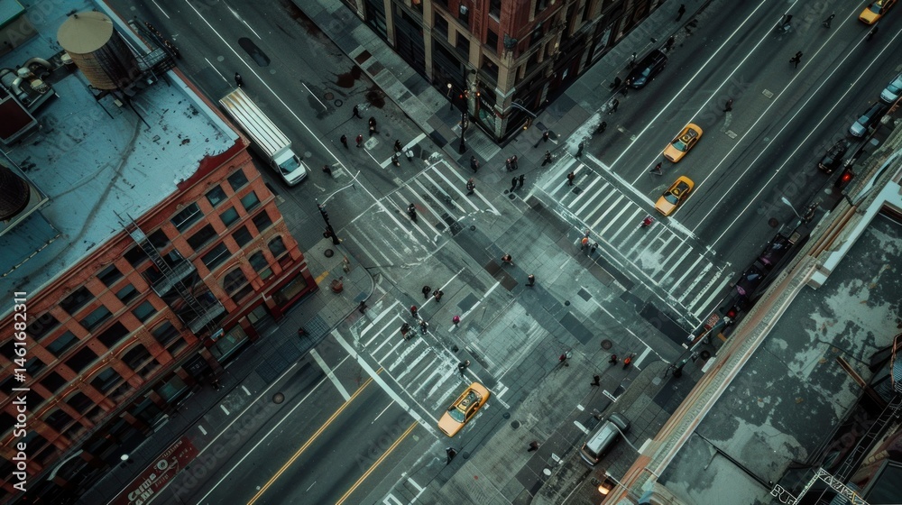 Top-down photo of city sidewalk and crossing pedestrians stock photo --ar 16:9 --raw --v 6 Job ID: 2b046504-0882-4838-936d-741dd6779ebb Top-down photo of city sidewalk and crossing pedestrians stock photo --ar 16:9 --raw --v 6 Job ID: 2b046504-0882-4838-936d-741dd6779ebb