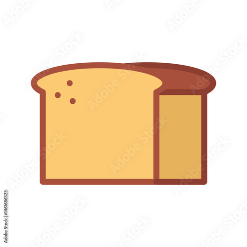 French Bread icon vector image. Suitable for mobile apps, web apps and print media.