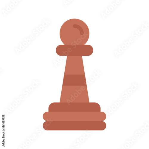 Pawn icon vector image. Suitable for mobile apps, web apps and print media.