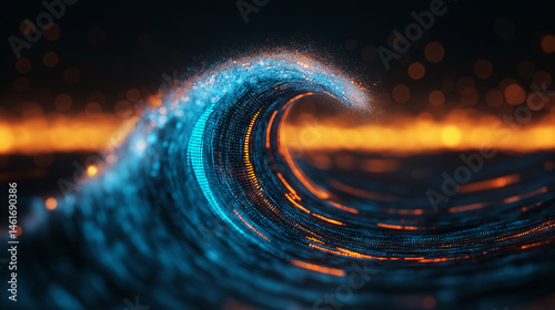 Data flows or financial currents , a powerful metaphor of a 