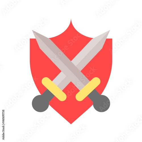 Sheild icon vector image. Suitable for mobile apps, web apps and print media.