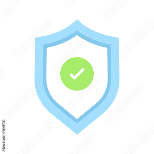Shield II icon vector image. Suitable for mobile apps, web apps and print media.
