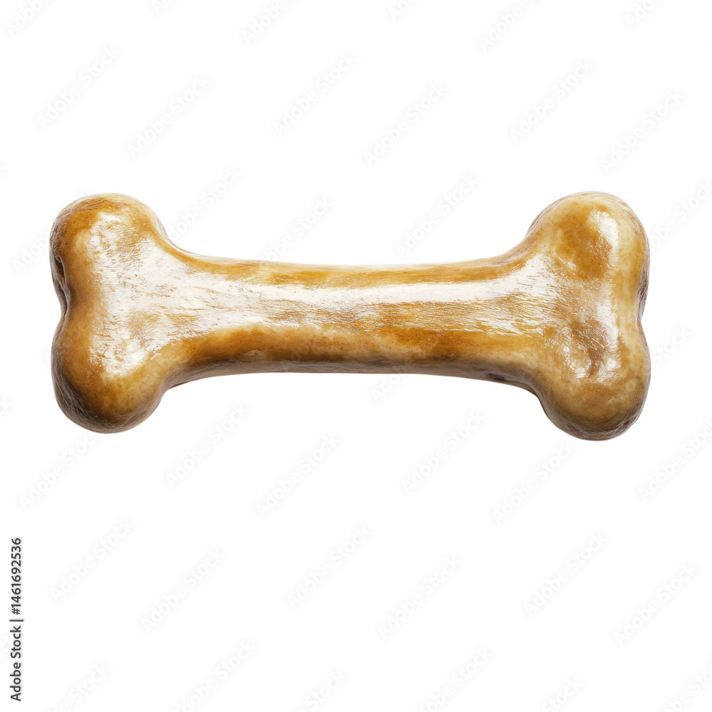 A dog bone on black bg on transparent background A dog bone on black bg on transparent background