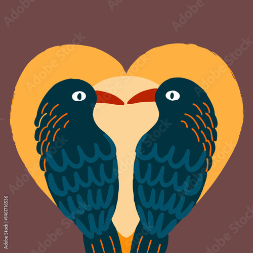 Two love birds