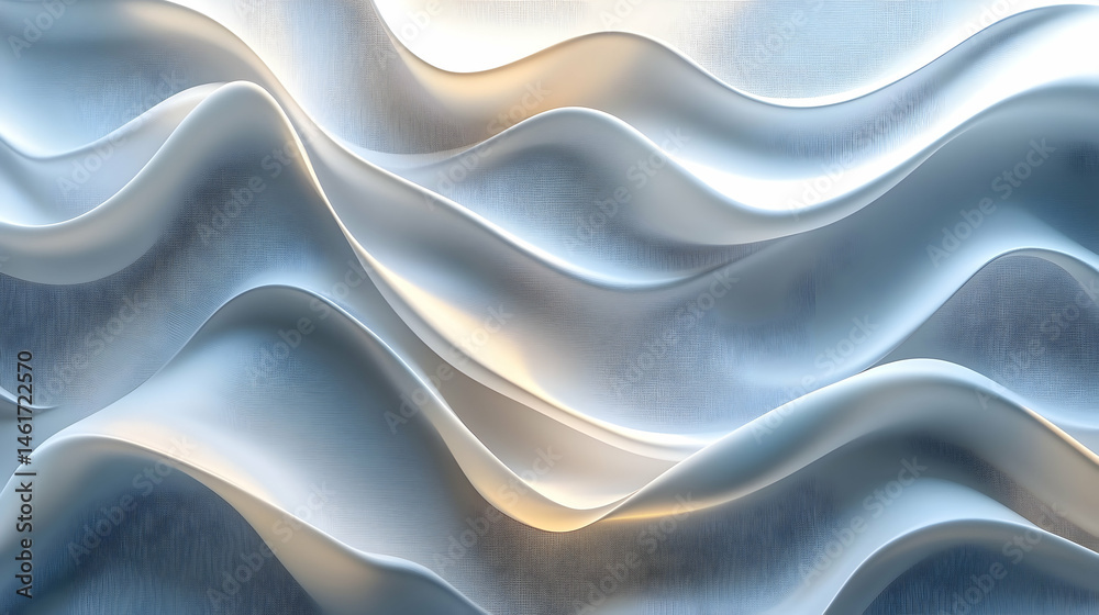 Fototapeta premium Abstract design of undulating light and texture.