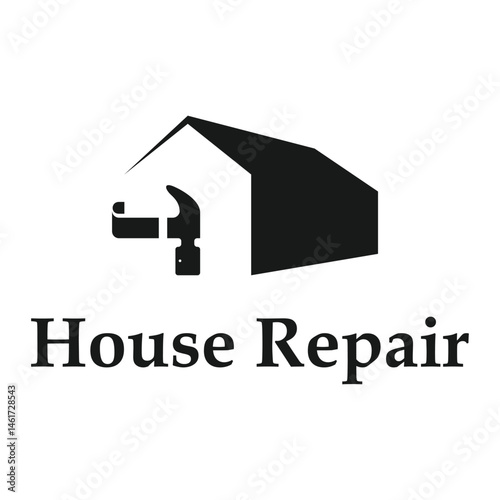 house repair isolated on white background