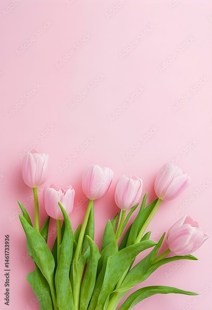 Fototapeta premium pink tulips