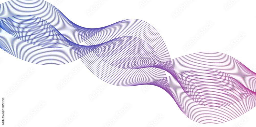 Fototapeta premium Abstract Wave Line Background. Modern Flow Design. Modern abstract glowing wave background 