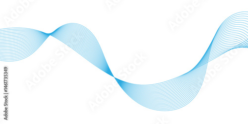Abstract Wave Line Background. Modern Flow Design. Modern abstract glowing wave background 