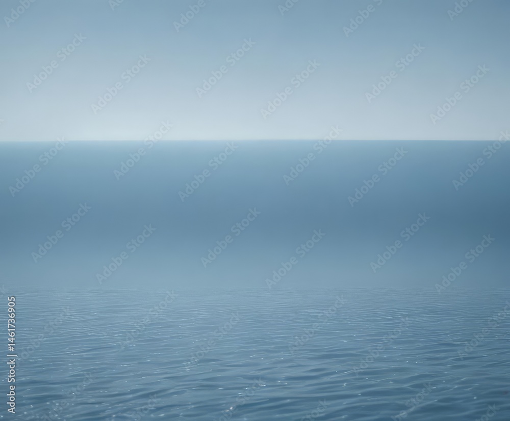 Fototapeta premium Subtle light blue gradient, soft ocean hues, peaceful abstract , soft, balance