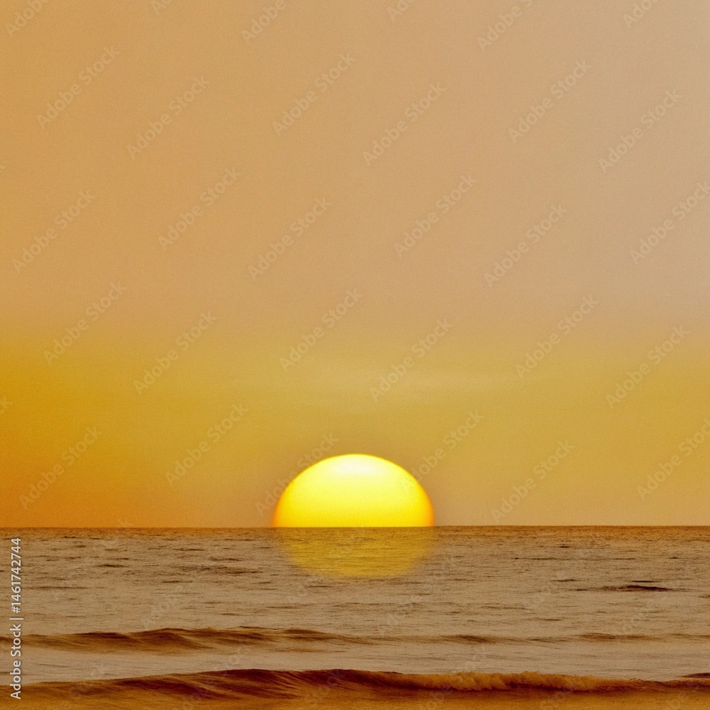 Obraz premium sunset on the beach