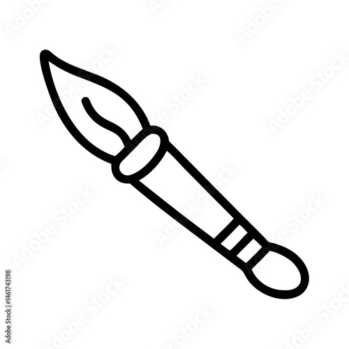 Paint Brush isolated on white