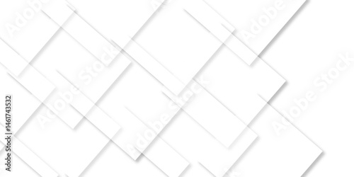 Geometric Shadow Tiles. Seamless Modern Texture. Square Tiles Background. 3D Tile Design
