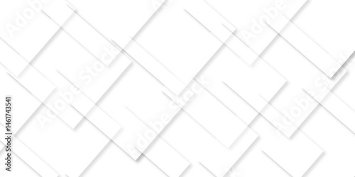 Geometric Shadow Tiles. Seamless Modern Texture. Square Tiles Background. 3D Tile Design