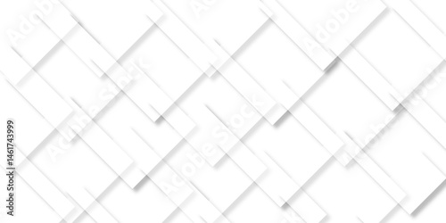 Geometric Shadow Tiles. Seamless Modern Texture. Square Tiles Background. 3D Tile Design