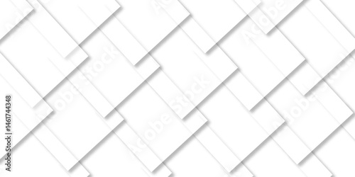 Geometric Shadow Tiles. Seamless Modern Texture. Square Tiles Background. 3D Tile Design