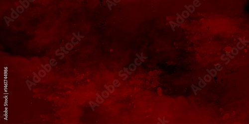 Dark Red Smoke Texture. Abstract Fiery Background. Abstract red and black cloudy grunge background 