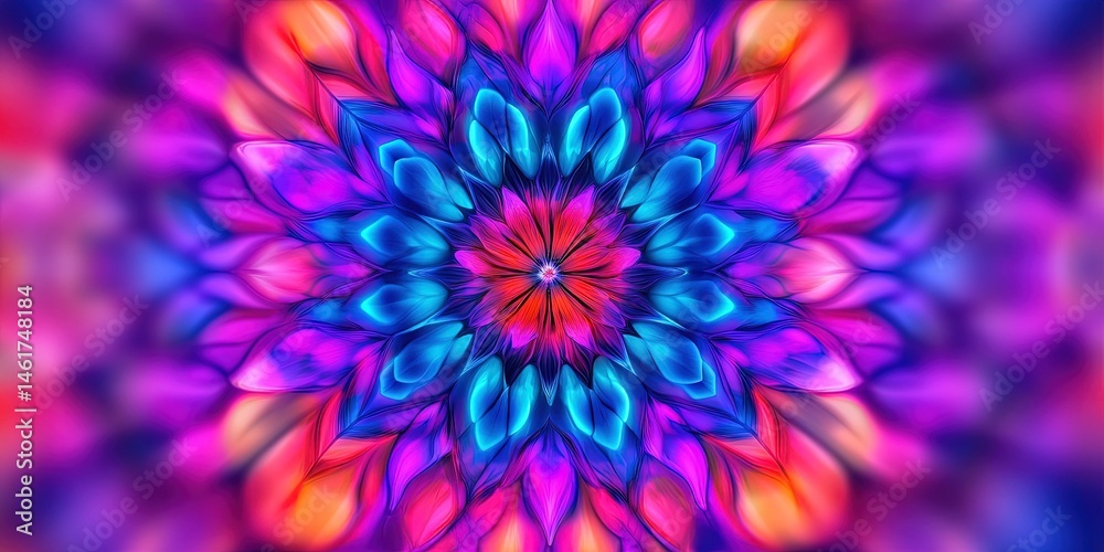 Obraz premium kaleidoscope digital 