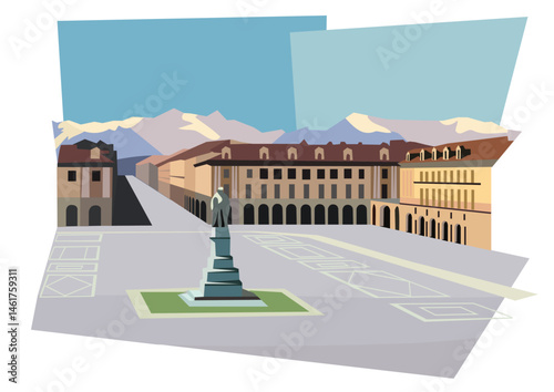 cuneo piazza Galimberti