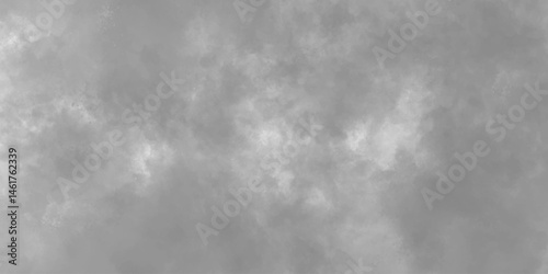 Abstract Gray Smoke Cloudy Texture. Black and White Mist Background. Abstract Atmospheric Texture