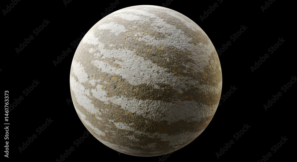 Obraz premium Concrete Texture Ball with Streaks