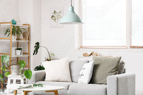 Interior of light living ro...
