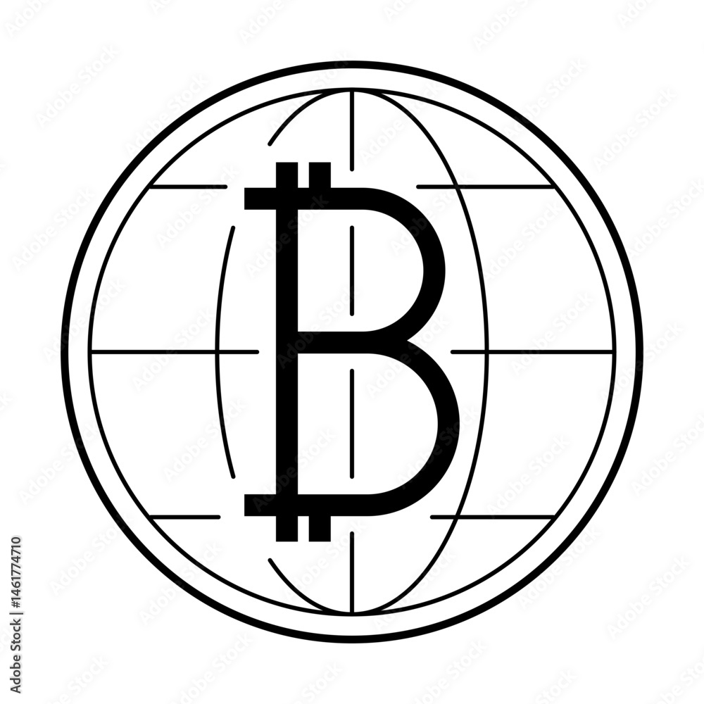 Cryptocurrency Blockchain Icon Cryptocurrency Blockchain Icon
