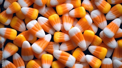 Colorful Candy Corn Background for Halloween