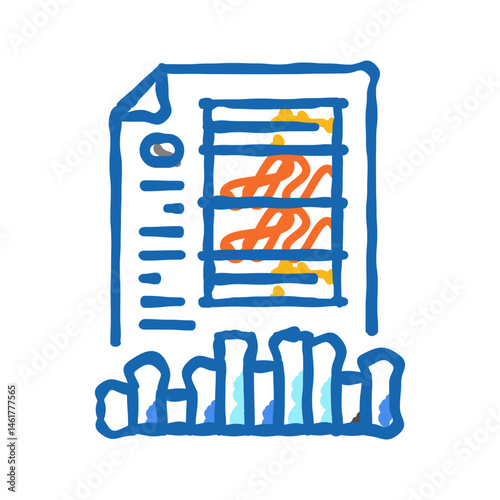 demand oil industry icon doodle illustration
