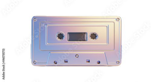 Isolated Holographic Audio Cassette Tape
