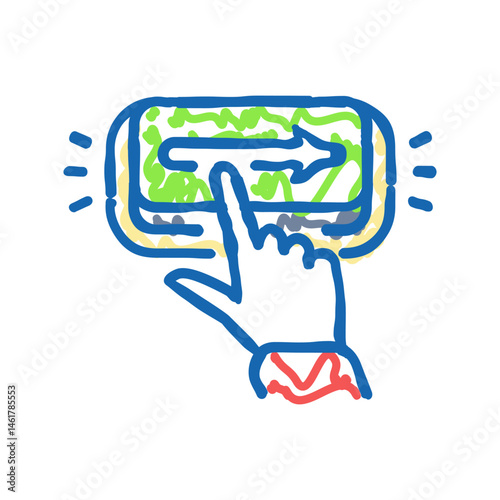affordance ux ui design icon doodle illustration