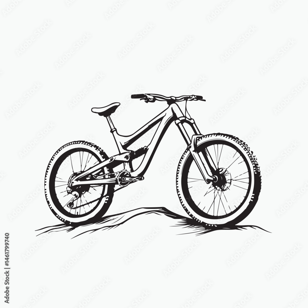 Obraz premium bicycle isolated on white