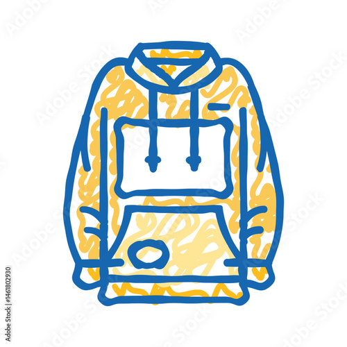 hoodie streetwear cloth fashion icon doodle illustration