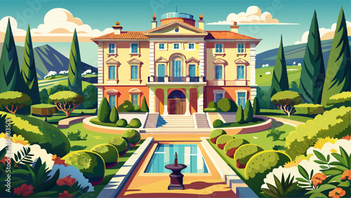 Old Villa Ephrussi de Rothschild on Saint-Jean-Cap-Ferrat photo