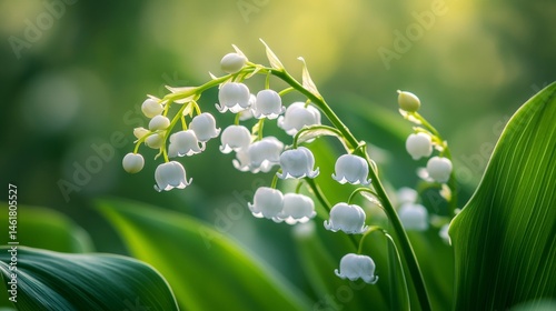 lilies of the valley close up