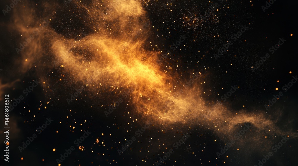 Fototapeta premium Abstract fiery explosion background
