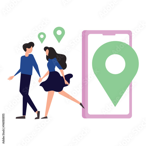 Travel location :Vector Icon which can easily modify or edit
