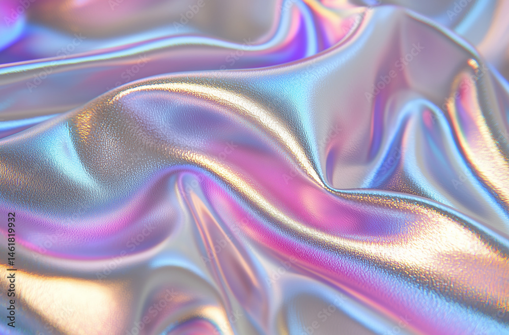 Fototapeta premium Luxury abstract background with opal waves and soft folds