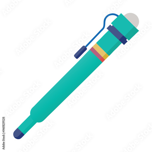 Create a doctor penlight instrument on white background 1.eps