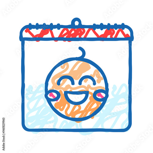 water world day icon doodle illustration