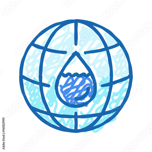 food world day icon doodle illustration
