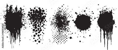 Black Ink Splatter Textures HighResolution Background Images