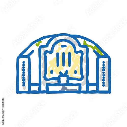 qingming festival chinese holiday icon doodle illustration
