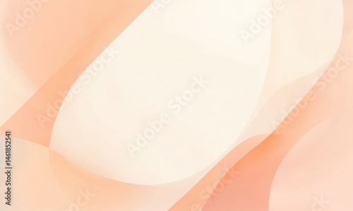 Abstract Soft Peach Waves With Gentle Gradient Background