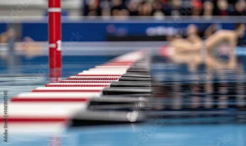 Wallpaper Mural Swimming pool starting blocks Torontodigital.ca