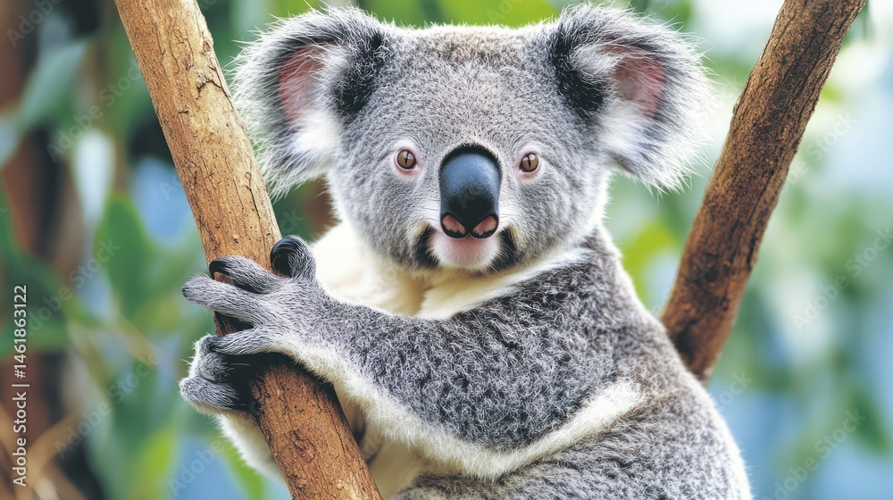 Cute Koala in a Tree
