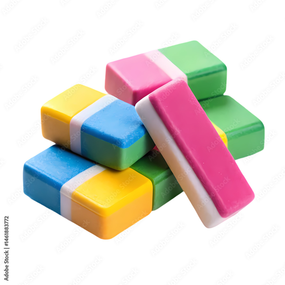 Erasers on a transparent background
Erasers on a transparent background