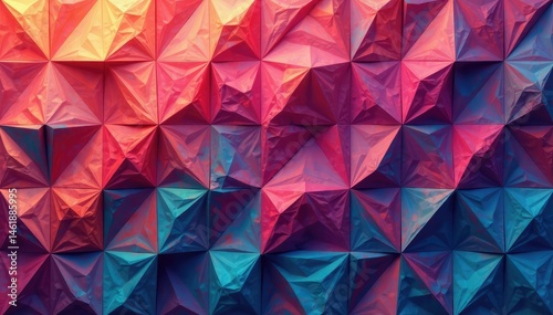 Geometric shapes tessellate perfectly, creating a complex grid , pattern, repeat, contemporary