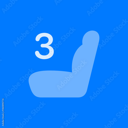 Car Seat Left Position 3 Filled