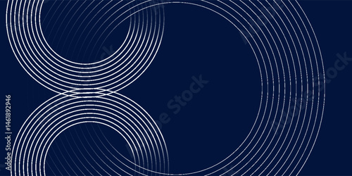 abstract dark background with glowing lines circles